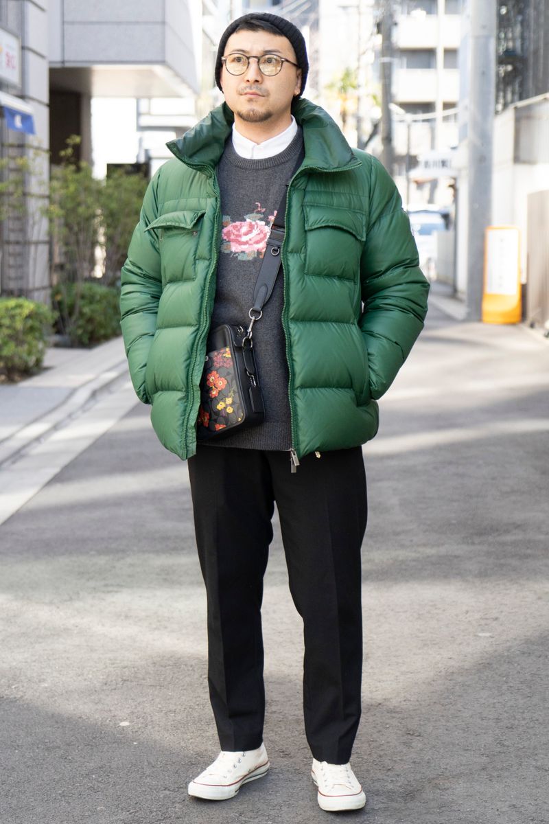 ピレネックスのダウンジャケットコーディネート | 250226-0704-56 稲泉 海