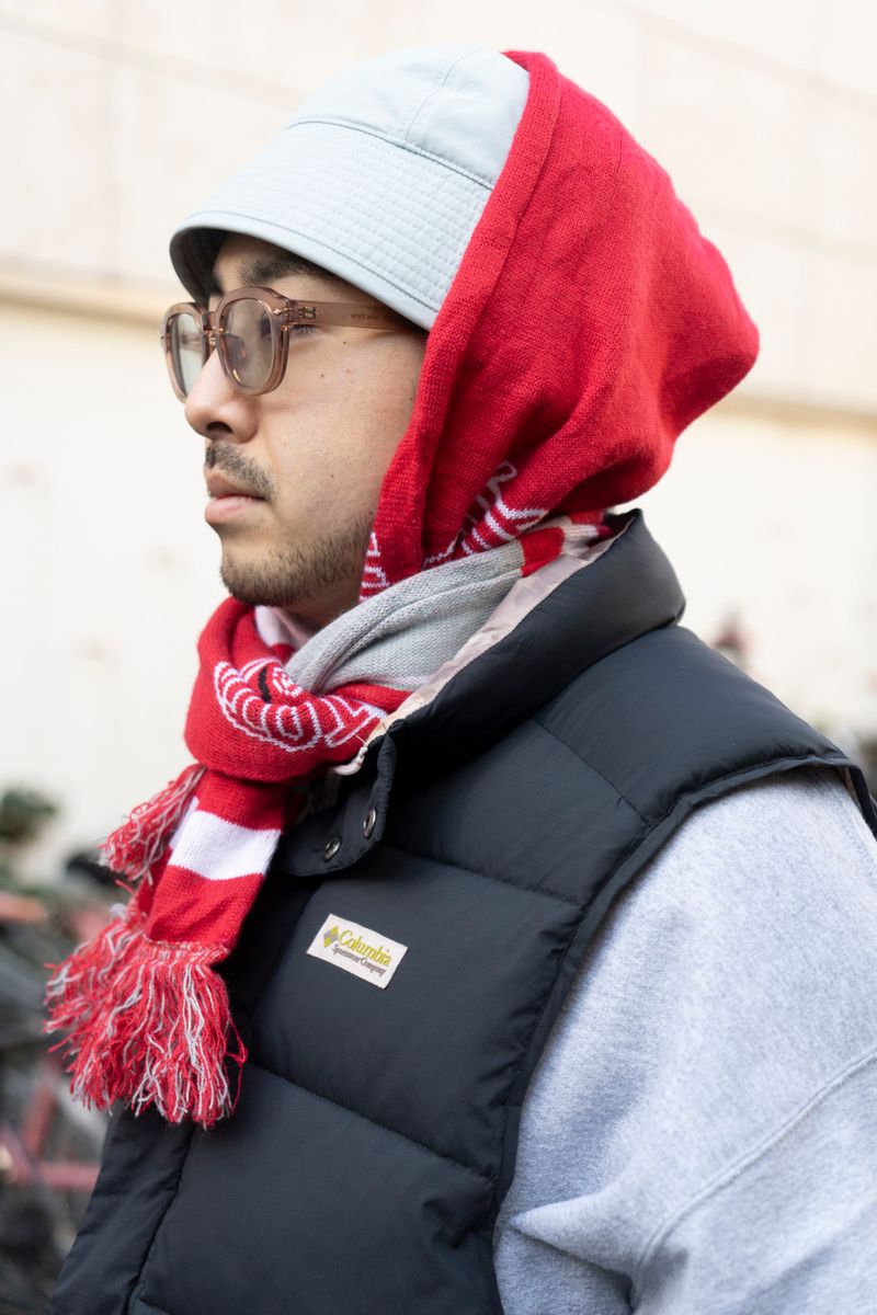 コロンビアのダウンベストコーディネート | 250226-0826-42 西津嘉人 5枚目の写真