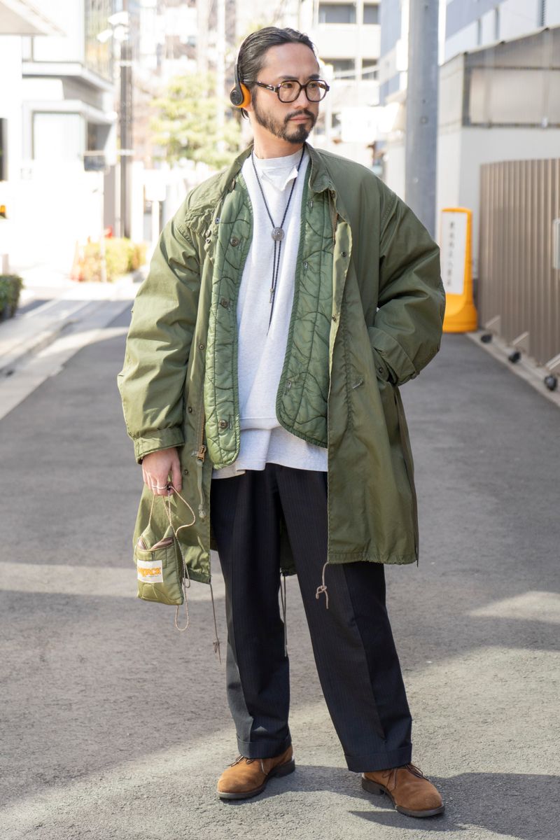 古着のコートコーディネート | 250226-0912-00 瀬川史弥
