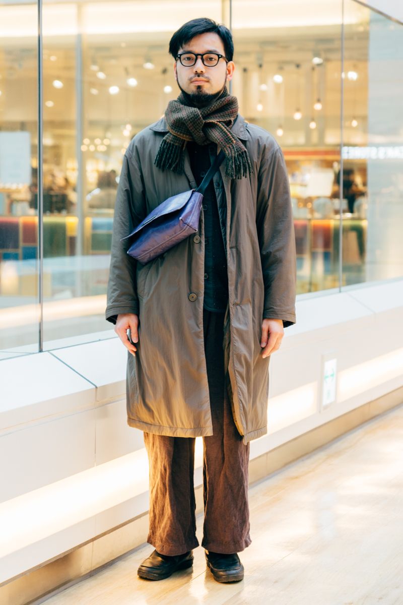 無印良品のコートコーディネート | 250227-0847-55 伊藤 幹