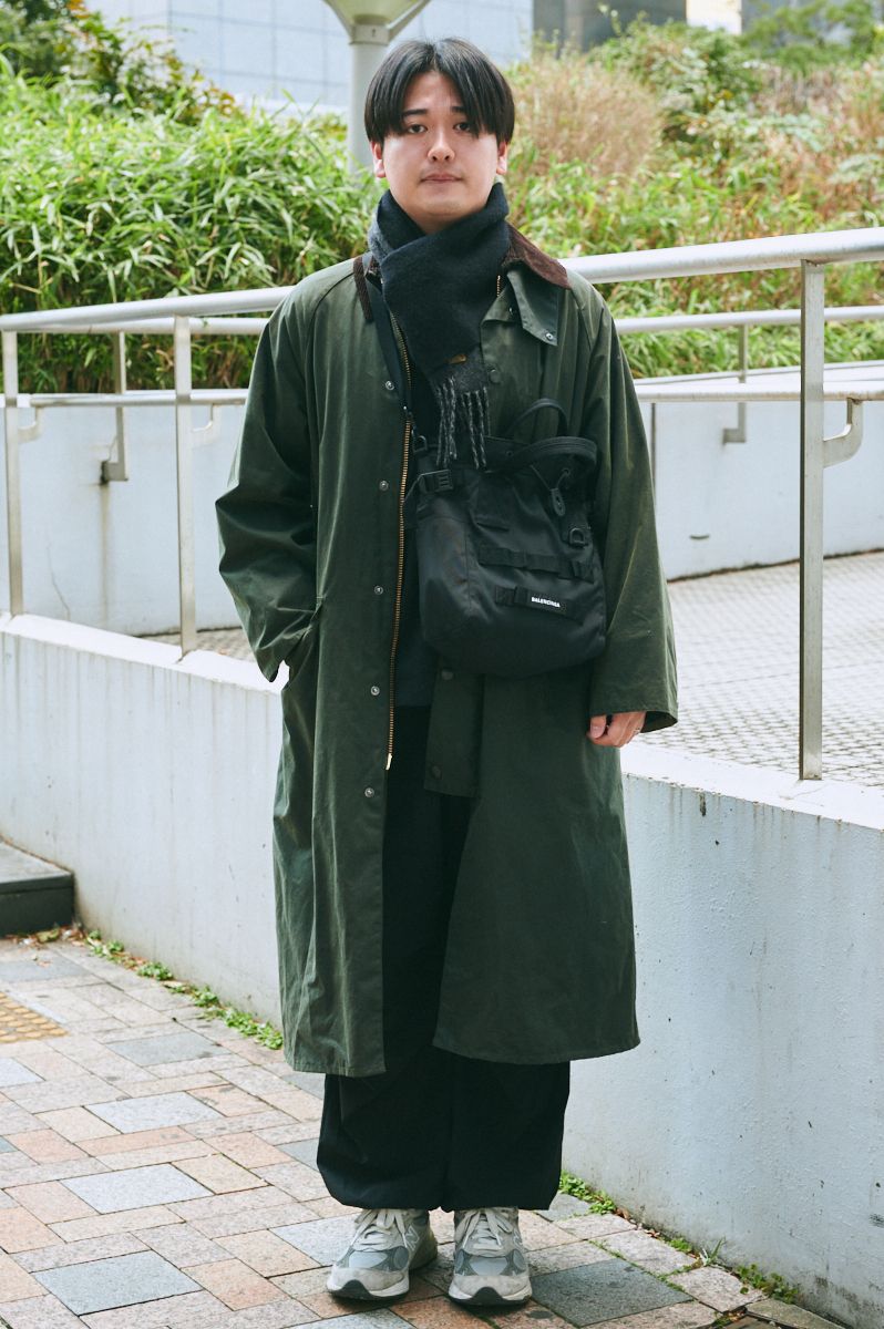 バブアーのコートコーディネート | 250311-0841-40 冨田恭平
