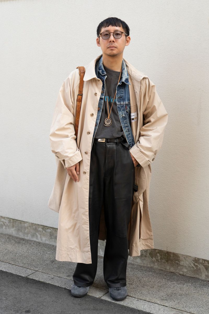 ヘドメイナーのコートコーディネート | 250314-0813-05 小林時生