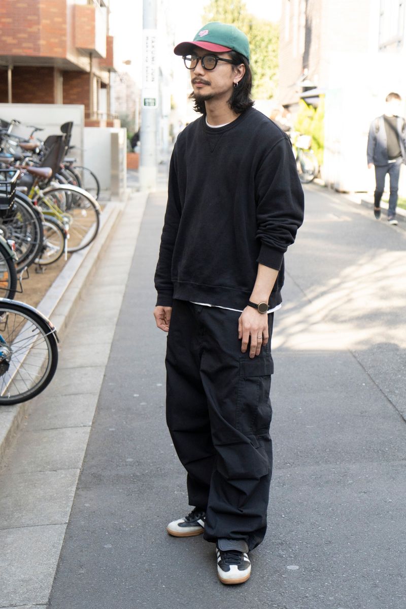ユニクロのスウェットコーディネート | 250314-1004-59 山本悠平