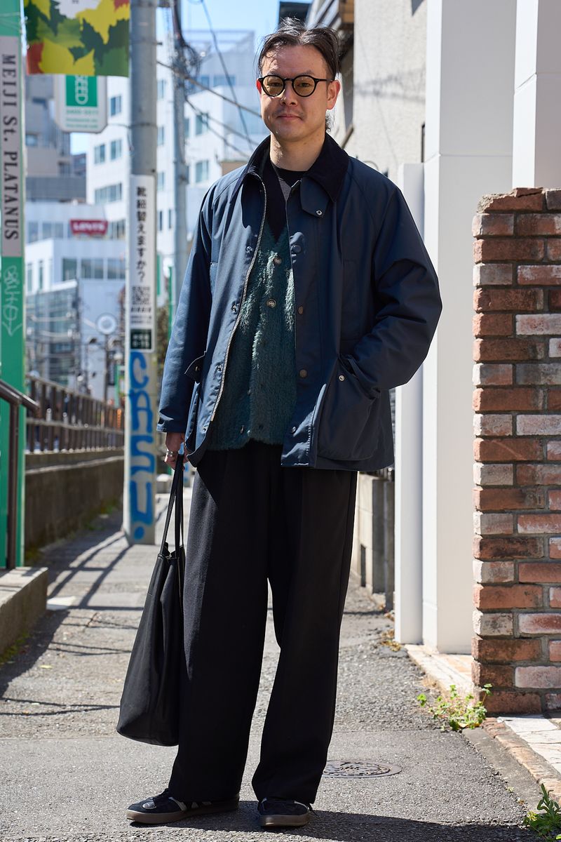 バブアーのジャケットコーディネート | 250321-1554-22 児玉和也