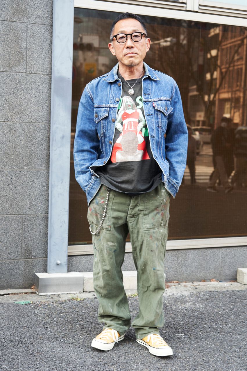 街角スナップで見るリーバイスのGジャンラバーたち。色は「ライトブルー」が正解！ - 9枚目の画像