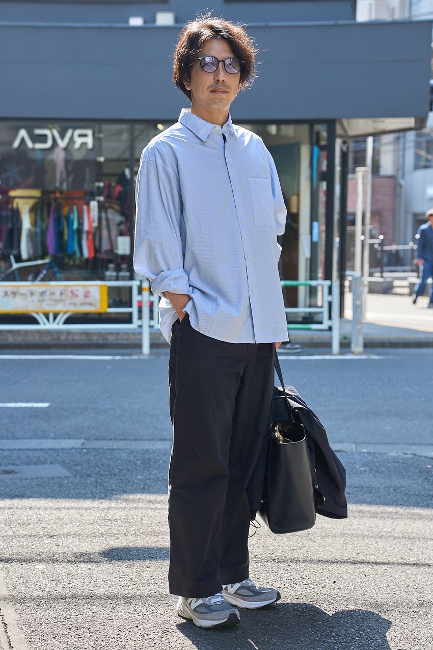 優秀シャツはユニクロで決まり！洒落た大人が纏っていたのはストライプ、バンドカラーetc. - 5枚目の画像