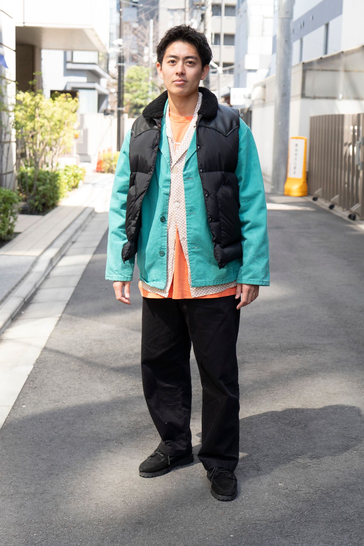 ダウンベスト＝ロッキーマウンテンフェザーベッド