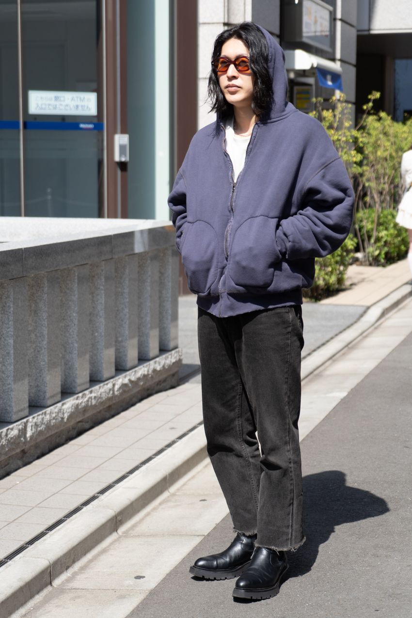 30代から学ぶジップアップパーカの着こなし術！着用ブランドはカーハート、ロスアパ…… - 6枚目の画像