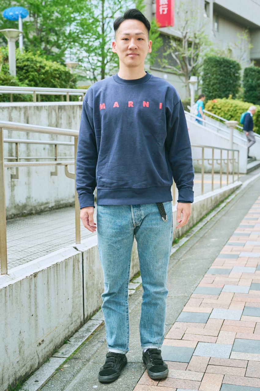 「スウェット一枚スタイル」は“ネイビー”推し！ラフ＆きちんと感もある洒落者3名をスナップ - 5枚目の画像