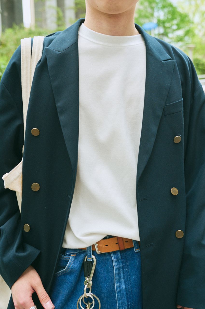 「ジャケット×デニム」スタイル。悩ましいインナーと足元の最適解をスナップで発見！ - 4枚目の画像