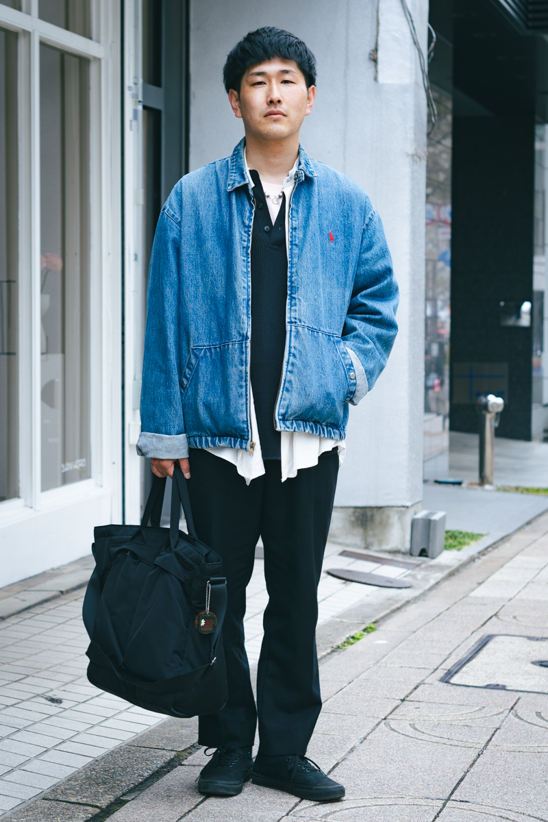 街角“ラルフ”の活用法をスナップで。3人の愛用アイテムはデニムJKT