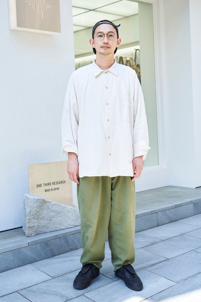 アーミーツイルのシャツコーディネート | 250429-1729-56 山本