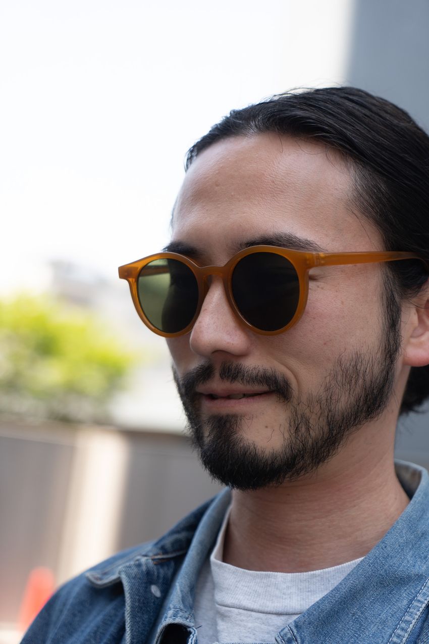 爽やかさ満点！ライトブルーの「Gジャン」が洒落るコツはレイヤード、個性派パンツetc. - 3枚目の画像