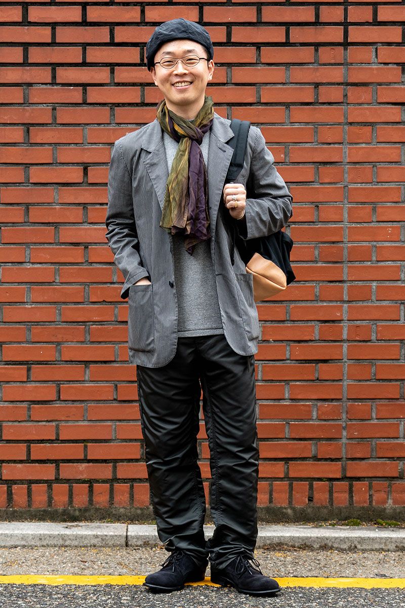 アニエスベーのジャケットコーディネート | 250504-1405-12 ソ・ウォンジェ