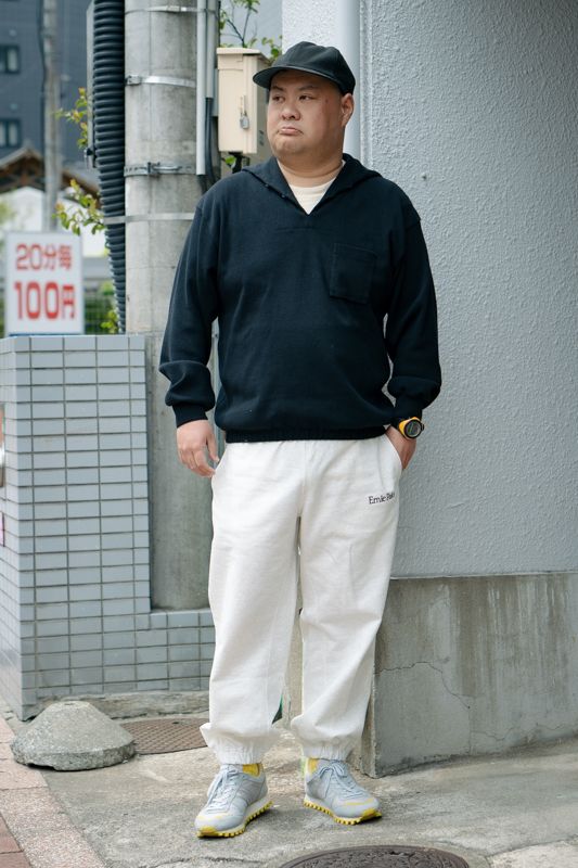 カットソー オールドジョー  Tシャツ アンユーズド  パンツ アーニーパロ  シューズ ノヴェスタ  帽子 オールドジョー  腕時計 スント