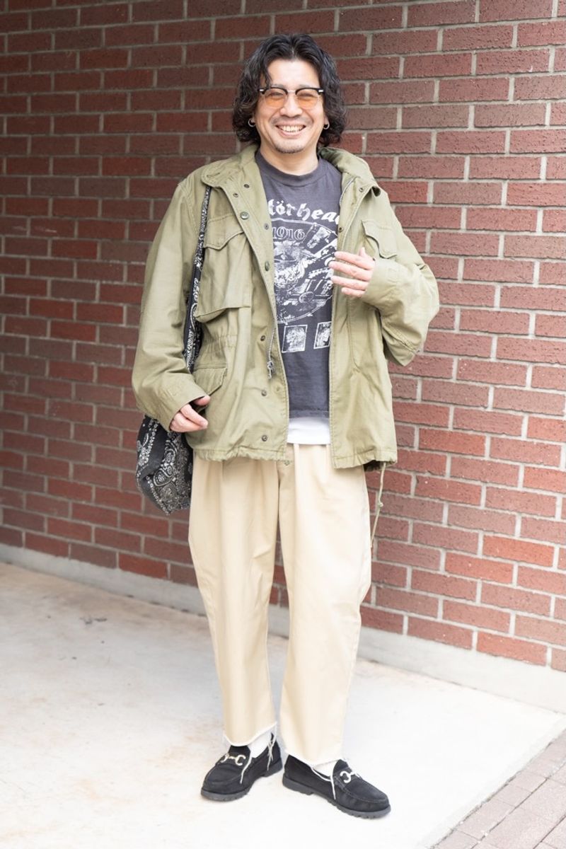 古着のジャケットコーディネート | 250509-0819-29 園田恭輔