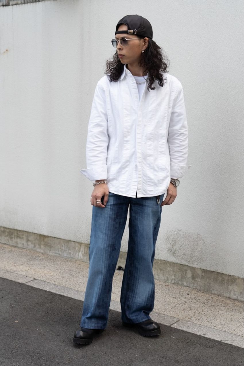 シャツ＆デニムは魅せ方無限大！白シャツ、チェックetc.着こなし上手3名の好例をここで - 5枚目の画像