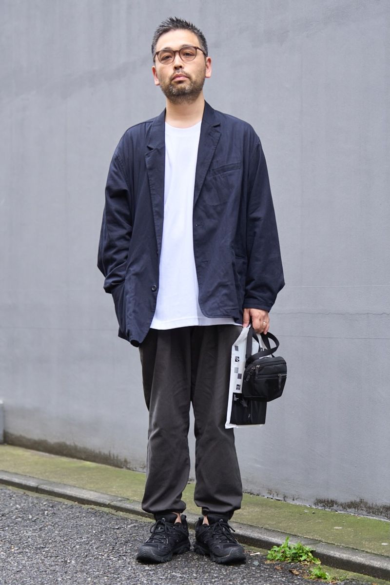 フレッシュサービスのジャケットコーディネート | 250519-1354-59 塩田直彦