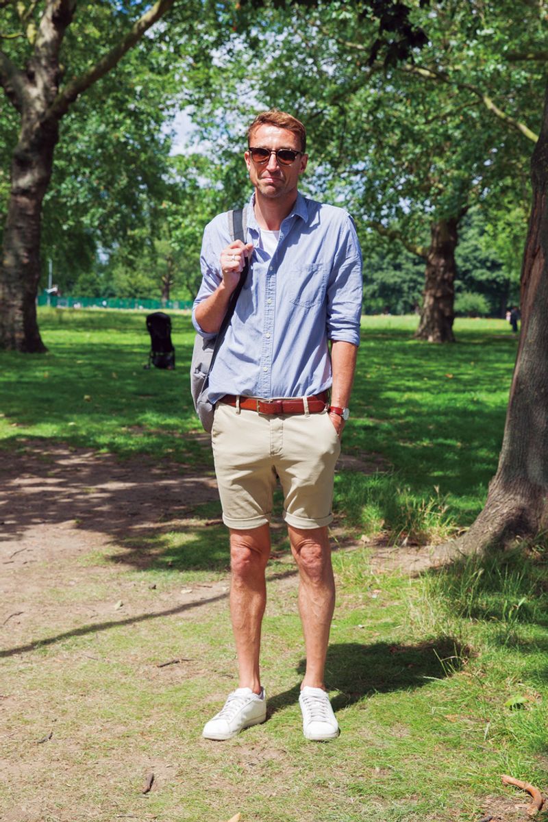 参考にしたいシャツの捌き方、ベルト＆腕時計の選び方 クラウス