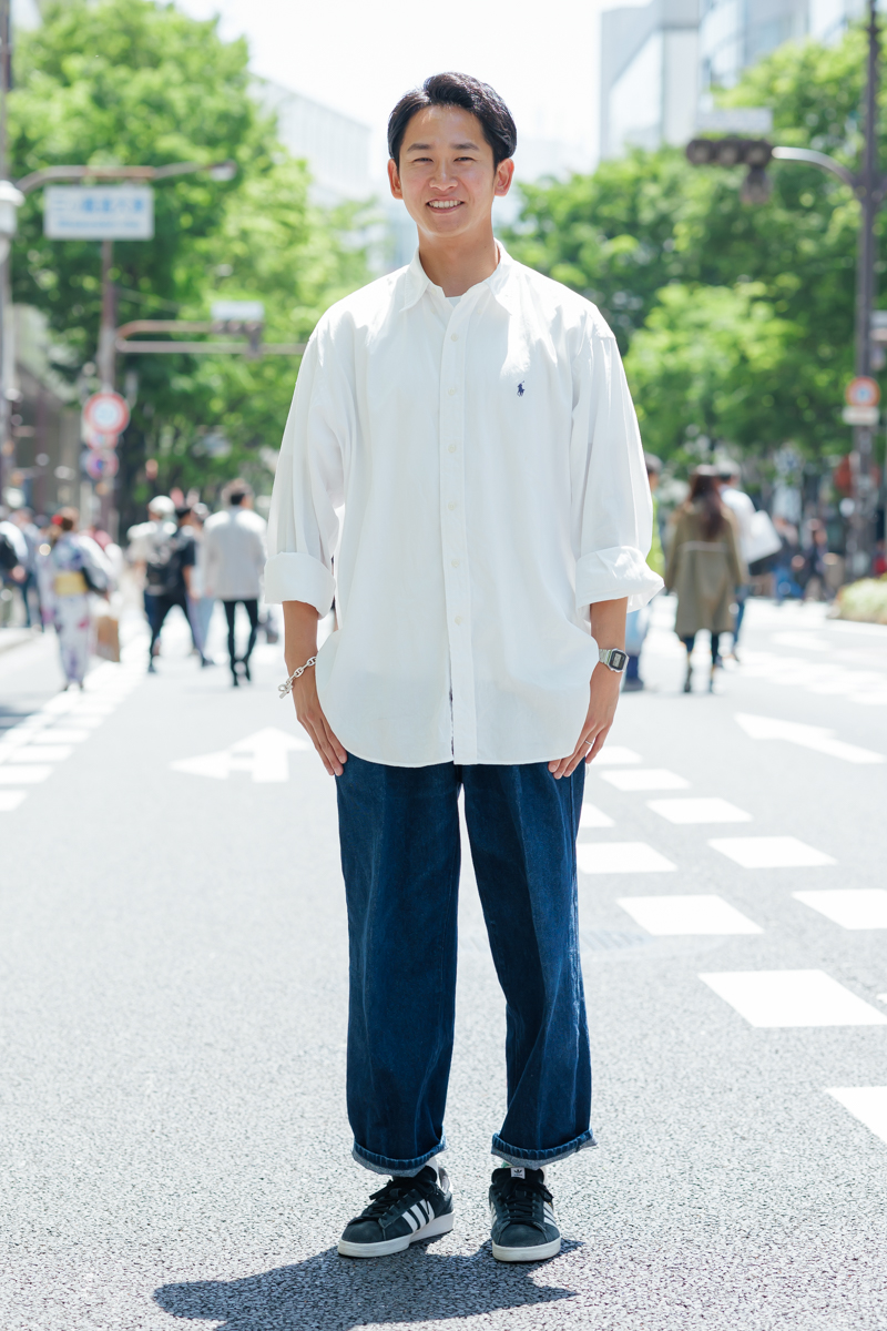 街角“ラルフ”の活用法をスナップで。3人の愛用アイテムはデニムJKT
