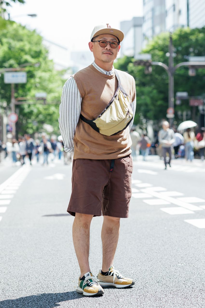 「グラミチ」のショーツはやっぱり使える！ 夏を彩るグラデーションコーデが巧みな洒落者3名 - 5枚目の画像