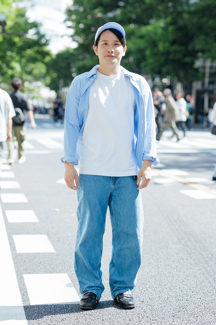 デニムはユニクロを指名！薄色、テーパードetc.洒落た大人の愛用3本をスナップで - 8枚目の画像