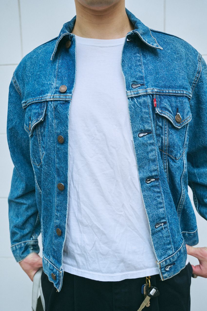 街角スナップで見るリーバイスのGジャンラバーたち。色は「ライトブルー」が正解！ - 4枚目の画像