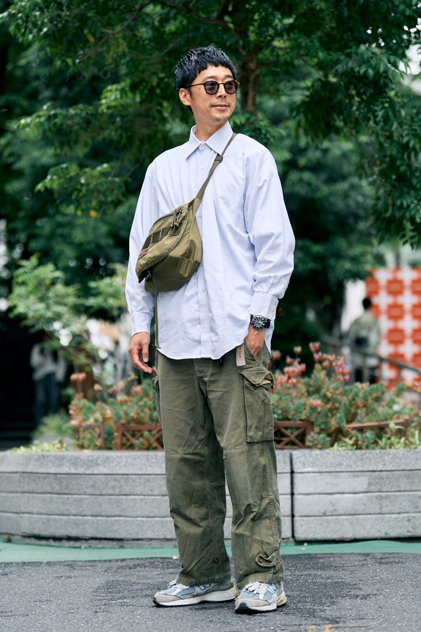 オリーブの「カーゴパンツ」はやっぱり使える！洒落者たちの着こなしテクを拝見 - 5枚目の画像