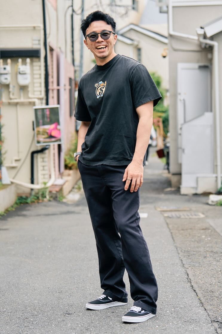 るんるんば様② C5992 オールブラックTシャツコーデ 気取り過ぎず快適に過ごすオールブラックコーデ | 2504 | Filo