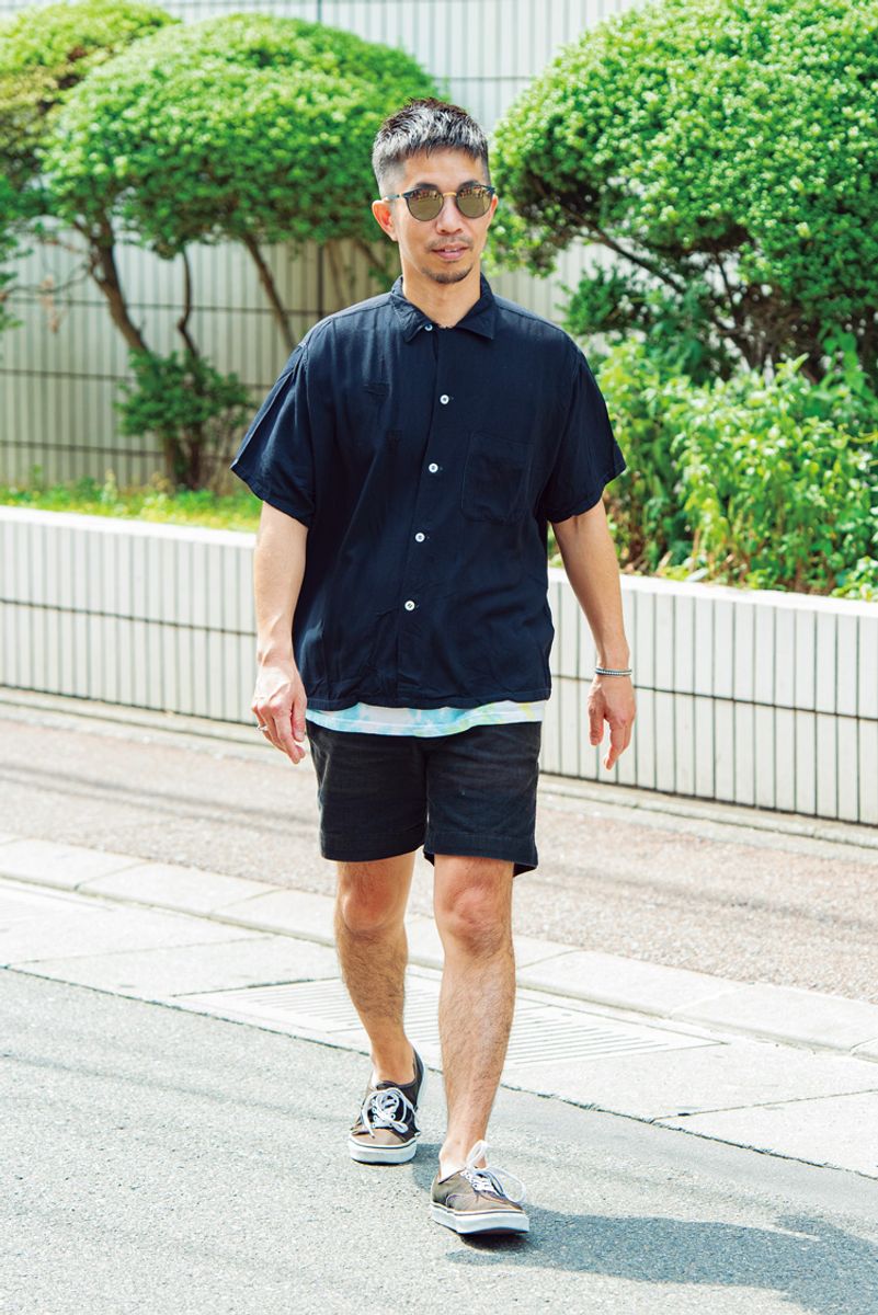 ワントーンコーデにパステルを挿したらこんなに夏！ 平 尚明