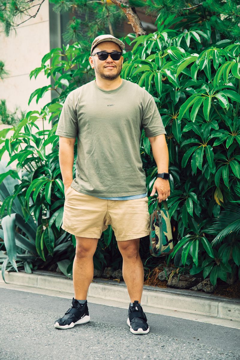 アースカラーにブルーをチラ見せがニクい！ 佐藤 太