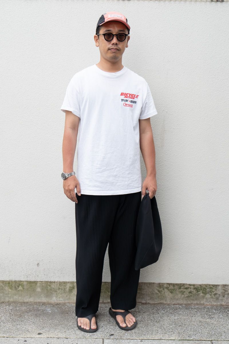 ノーブランドのTシャツコーディネート | 250611-0957-08 村山 翼