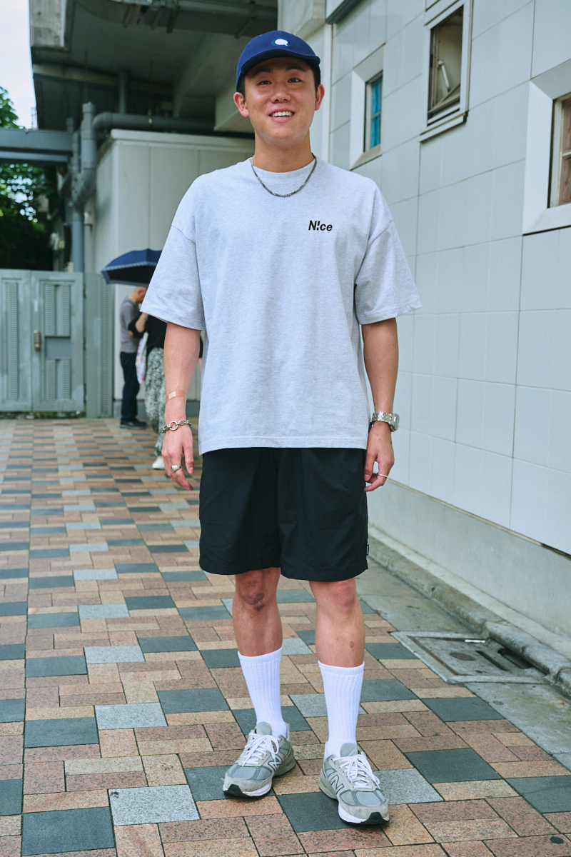 聖和学園 グレー 長袖 短パン 靴下 Tシャツ×短パン＋靴下」たったこれだけで見違える、菊池式・夏服の方程式