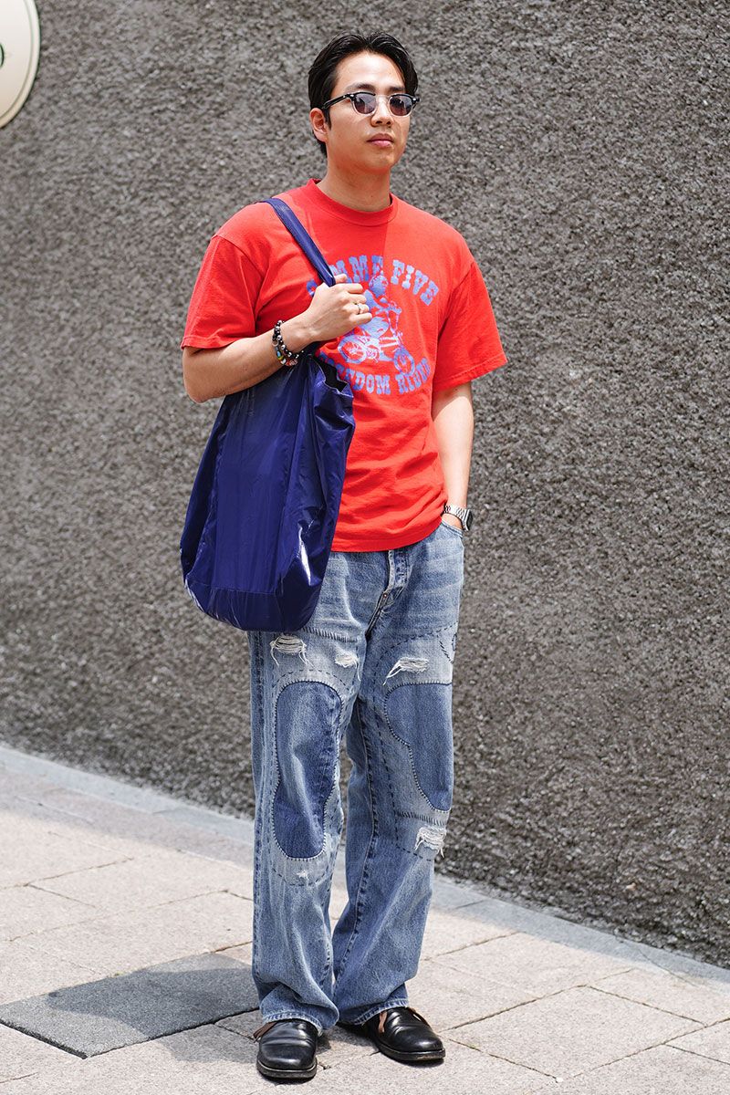 ヴィンテージ のTシャツコーディネート | 250624-1719-28 イン・ファンジェ