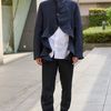 コムデギャルソンのジャケットコーディネート | 250703-1338-22 麟太郎