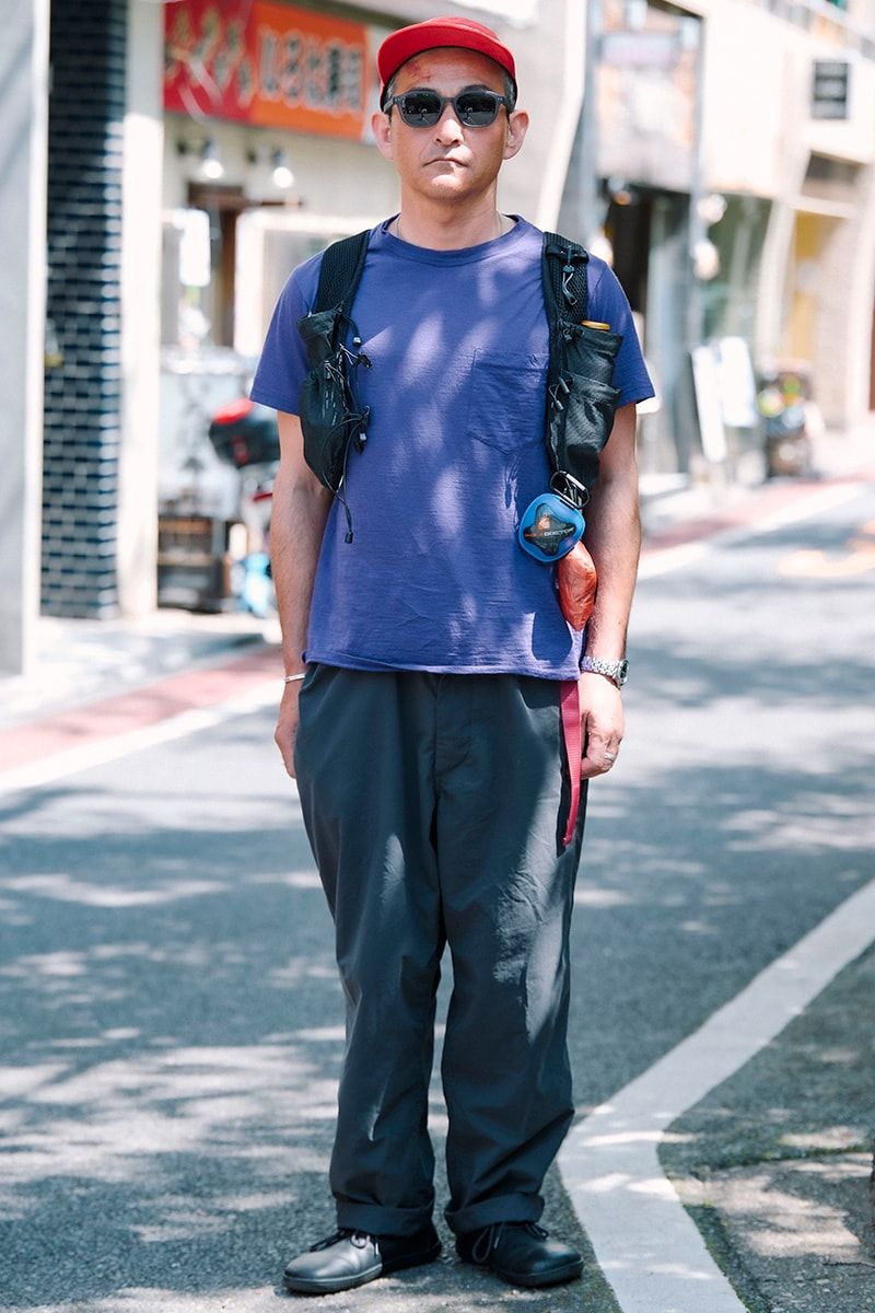 ツータックス×ムーンライトギアのTシャツコーディネート | 250703-1350-16 菅波竜一