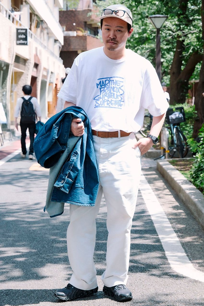 夏の“Tシャツ”は名刺代わりだ！スタイルある人の選び方＆合わせ方をスナップで - 5枚目の画像