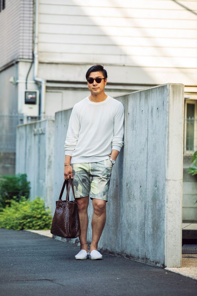 小物で格上げするスタイリング。目元に、手首に、足首に。 山崎伸一