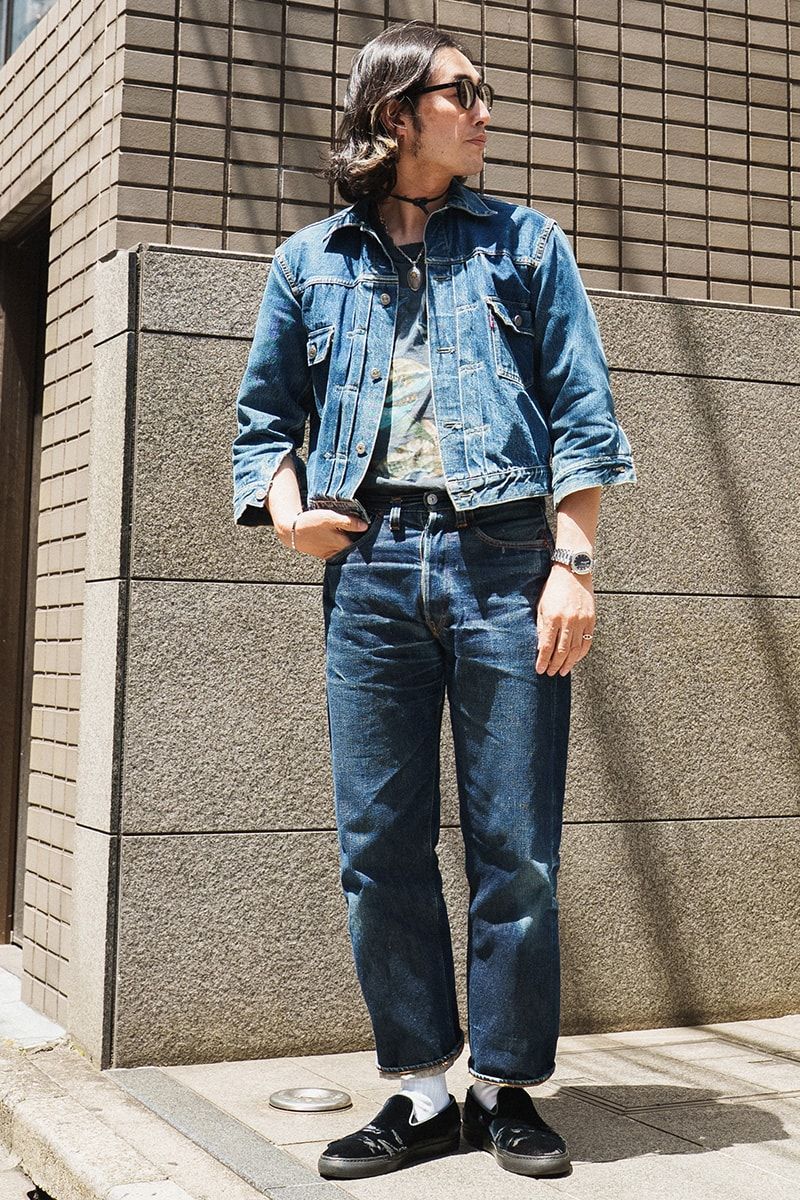 Gジャン リーバイス デニム リーバイス Tシャツ 古着 スニーカー ジョルジオアルマーニ 眼鏡 白山眼鏡 腕時計 セイコー 帽子 ザノースフェイス