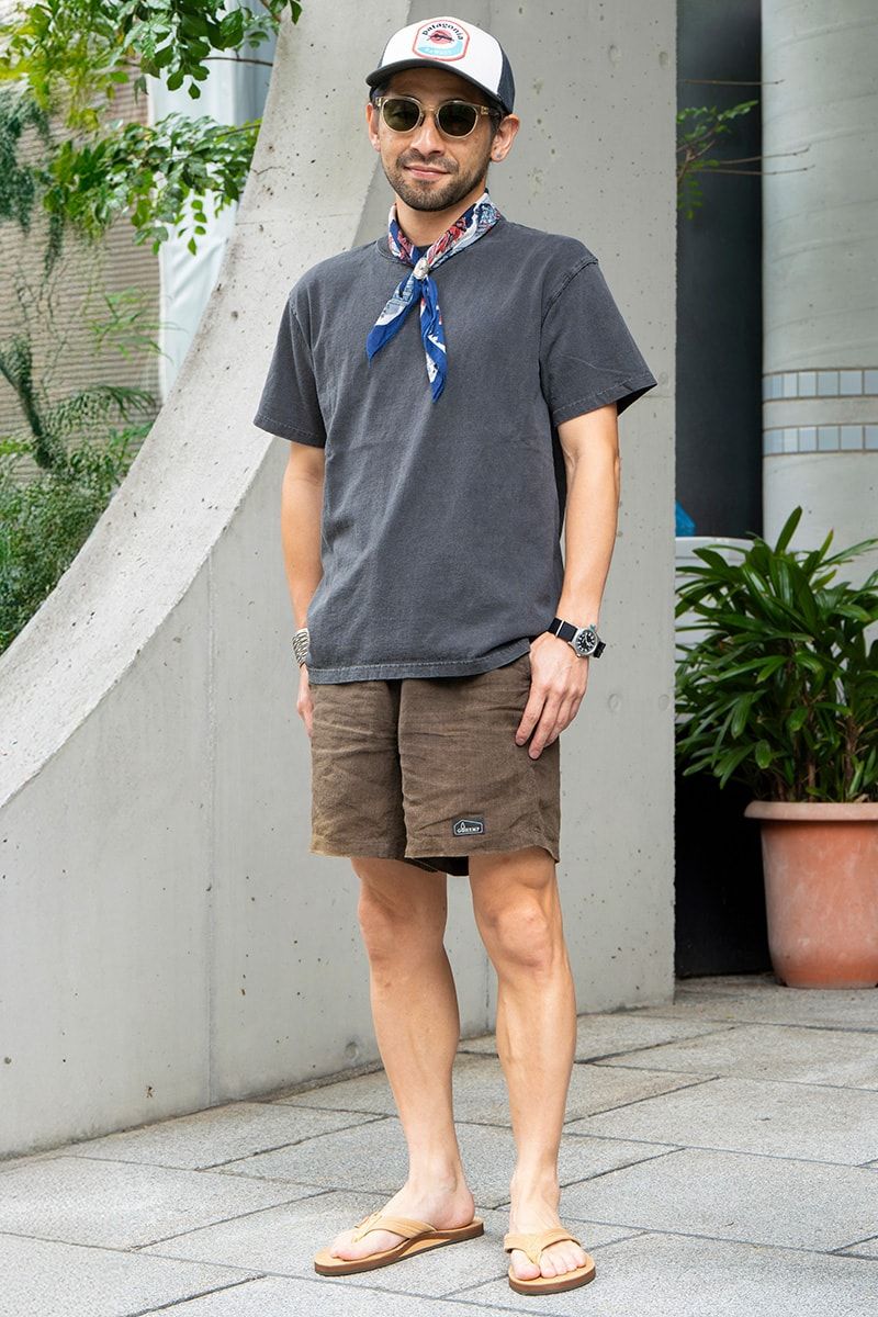 レッドグッドスピード×グッドオンのTシャツコーディネート | 250709-1558-12 平良新二