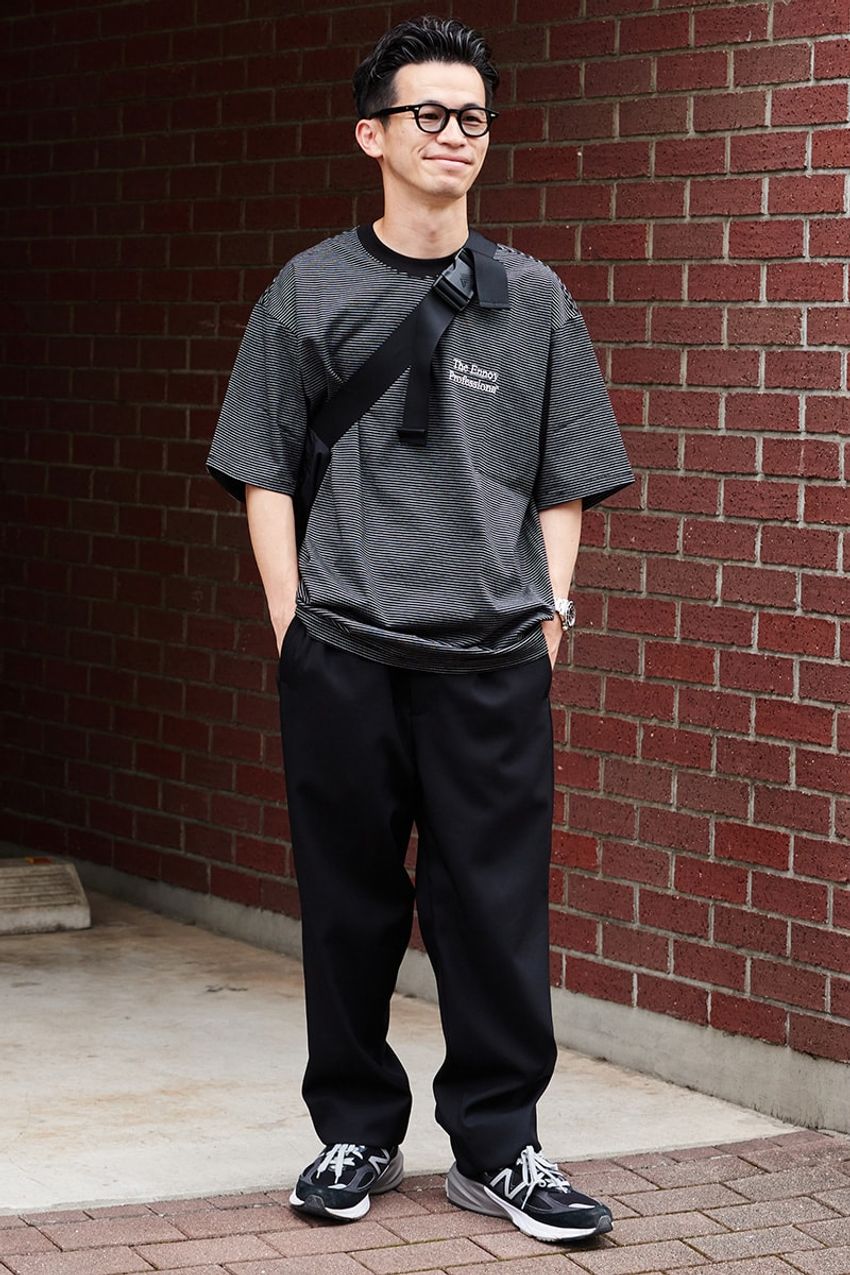 この夏、“細ボーダーのTシャツ“がキテる！巧みに取り入れた3名の大人たちをスナップで - 8枚目の画像