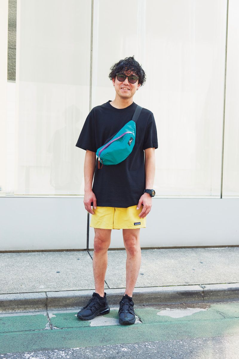 イエローショーツで目立つのが夏男の鉄則 山崎伸一