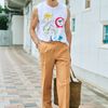 不明のTシャツコーディネート | 250710-0004-30 鳥飼拓志