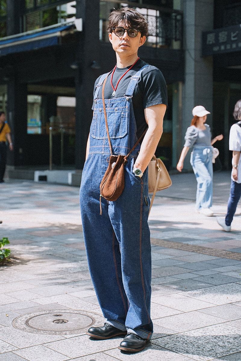 オーバーオール テンダーロイン  Tシャツ ヘインズ  ブーツ レッドウィング  サングラス レイバン  腕時計 ロレックス  バッグ ゴローズ