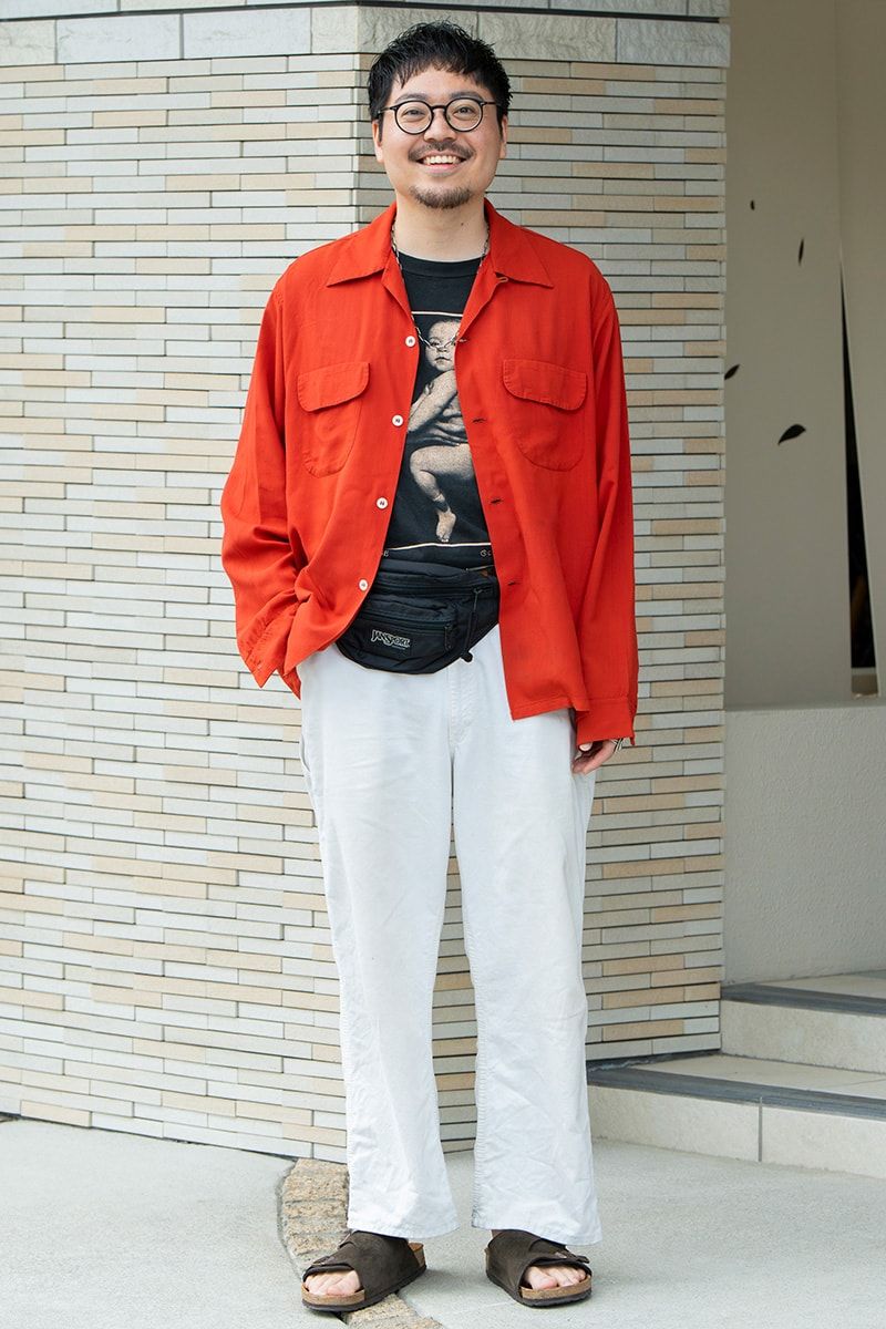 古着のシャツコーディネート | 250709-1809-47 山中脩平