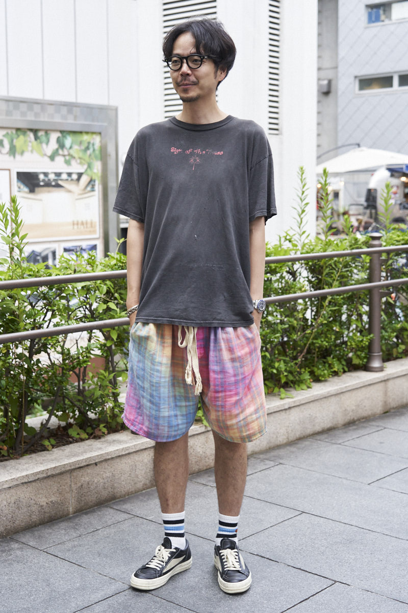 tシャツ フェード加工 NORMANBROS別注 フェード加工Tシャツ 半袖