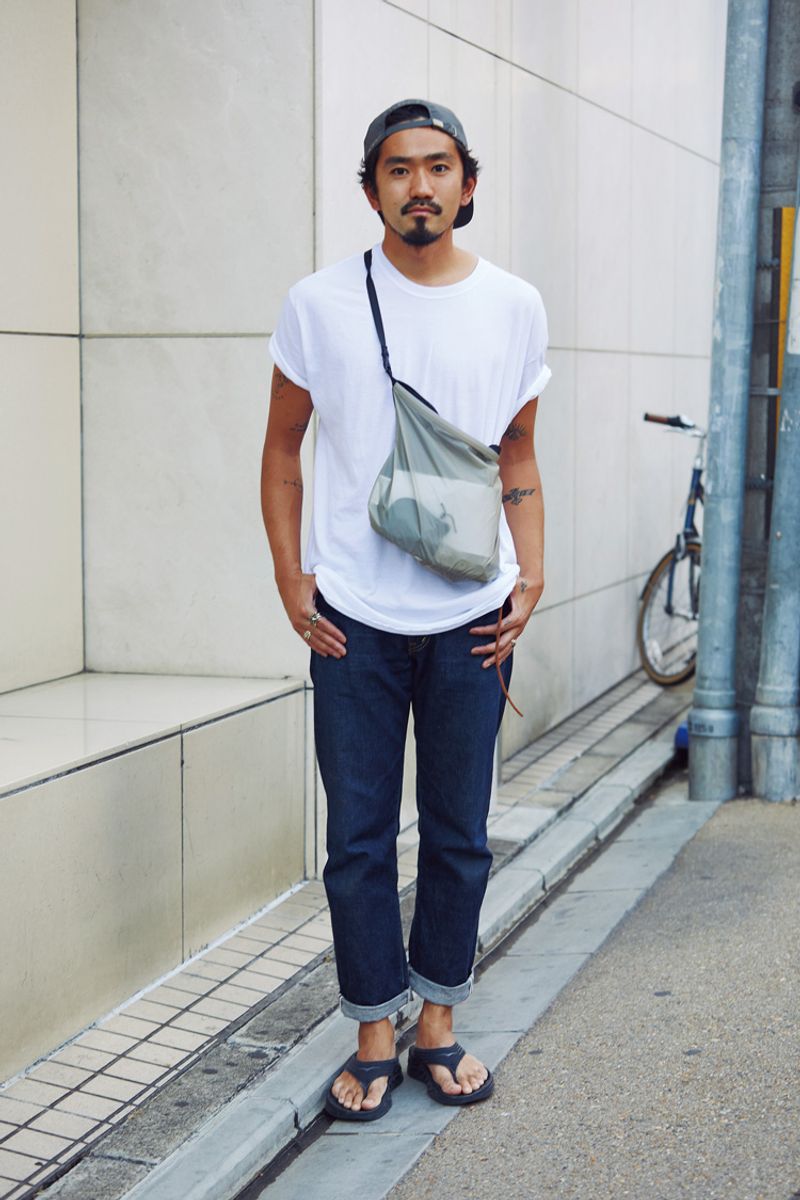 夏の白Tスタイルは、やっぱりこのユルさがたまらない 山本将雄