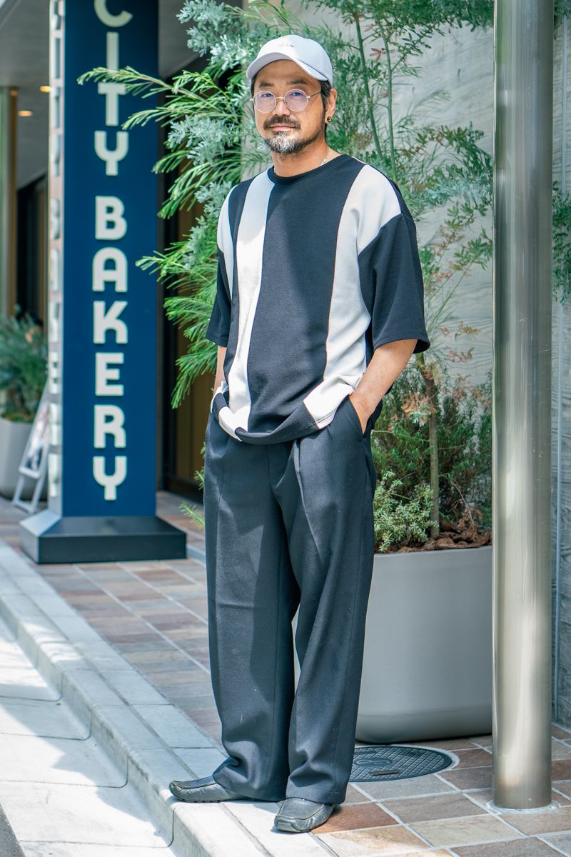 アベイルのTシャツコーディネート | 250714-1653-25 岩間大輔