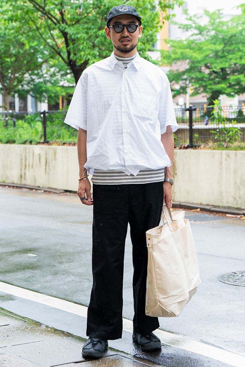 コムデギャルソンのシャツコーディネート | 250714-1427-35 中島慶一