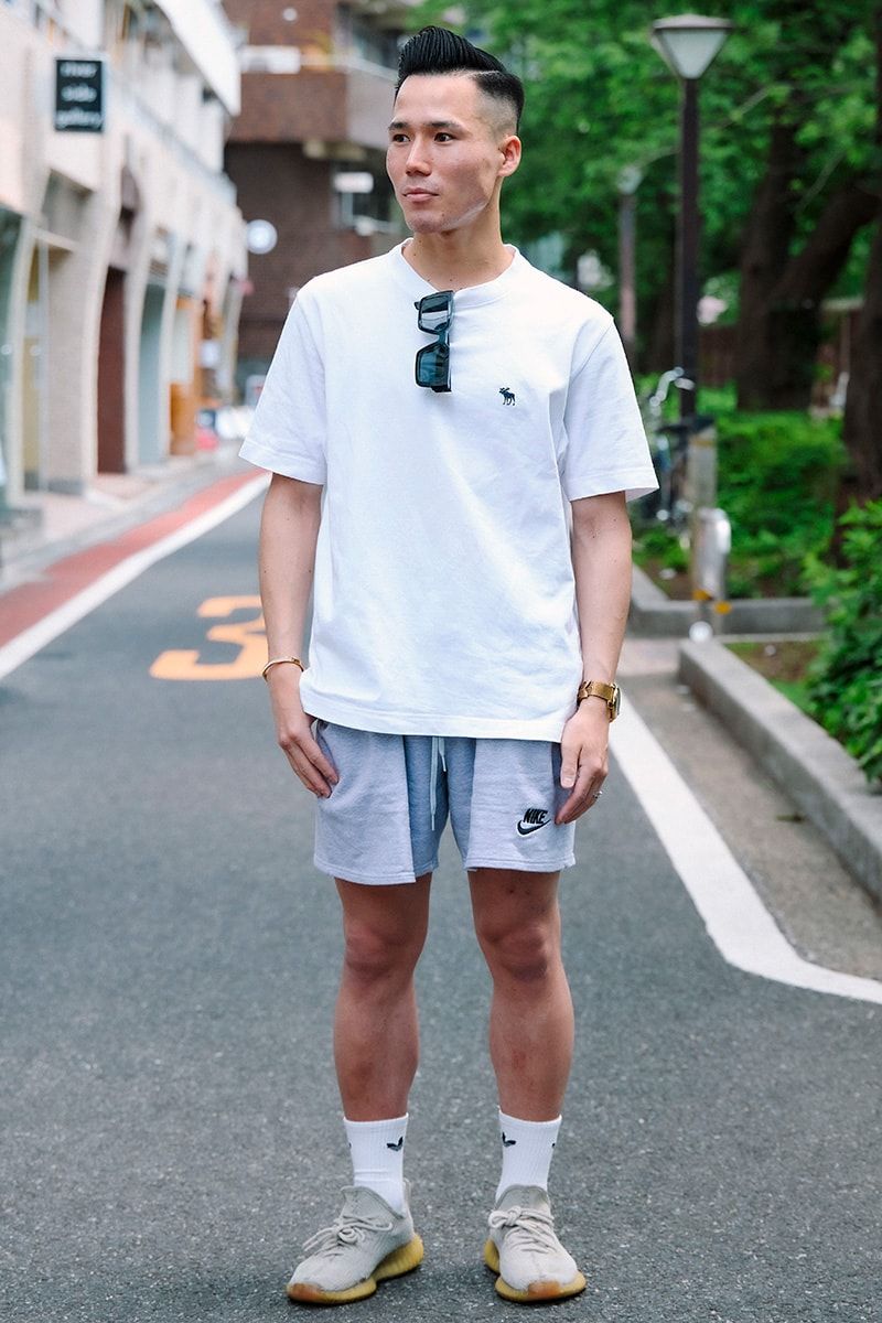 アバクロンビー&フィッチのTシャツコーディネート | 250714-1443-08 武部大輝